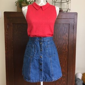 Topshop Collared top